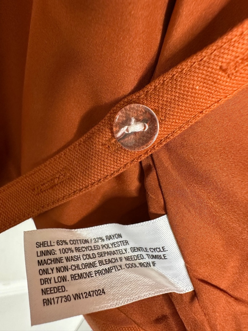 Future Collective Rust Wrap-Front Sleeveless Blouse - Picture 4 of 6